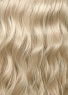 Long Wavy Ash Blonde With Brown Roots Lace Front Synthetic Hair Wig LFK5501