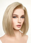 Short Straight Bob Blonde Lace Front Synthetic Hair Wig LFK5542