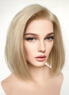 Short Straight Bob Blonde Lace Front Synthetic Hair Wig LFK5542