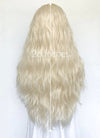 House of the Dragon Queen Rhaenyra Targaryen Wavy Platinum Blonde Lace Front Synthetic Wig LFK5560