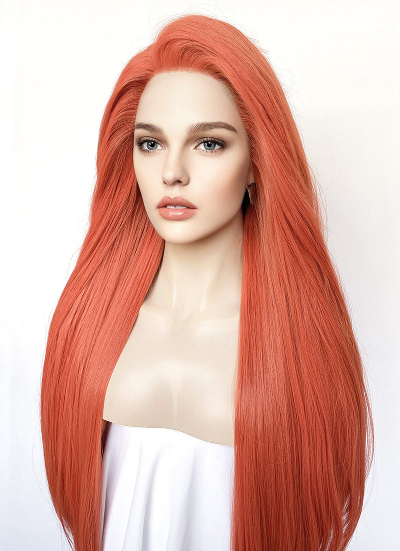 Invincible Atom Eve Straight Yaki Ginger Lace Front