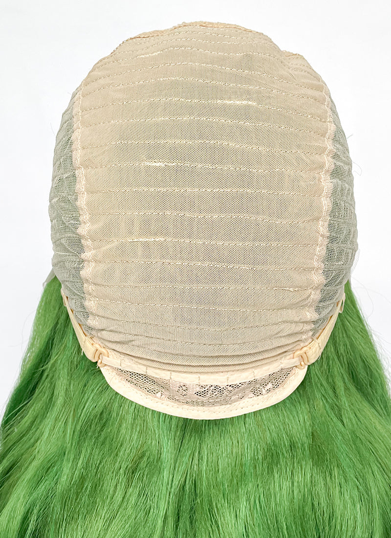 Long Wavy Yaki Green Lace Front Synthetic Hair Wig LN6033
