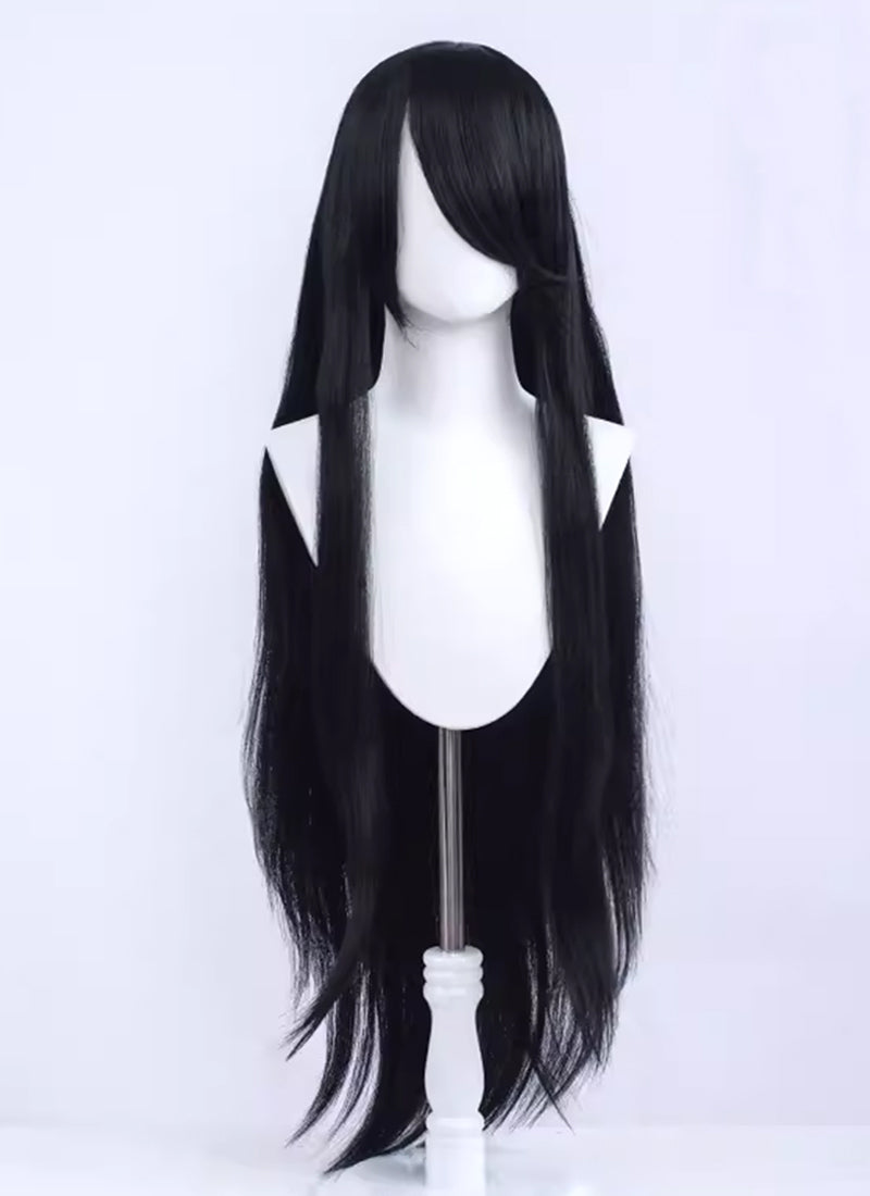 Long Straight Black Cosplay Wig LW004