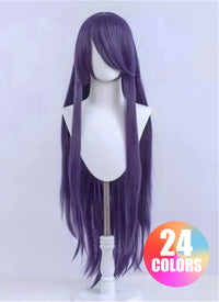 Long Straight Purple Cosplay Wig LW010