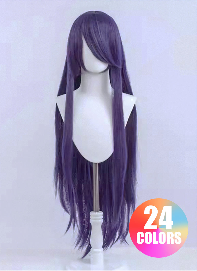 Long Straight Purple Cosplay Wig LW010