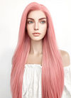 My Little Pony Fluttershy Long Straight Pastel Pink Lace Front Synthetic Wig LW238B