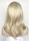 Medium Straight Pastel Ash Blonde Lace Front Synthetic Hair Wig LW4029