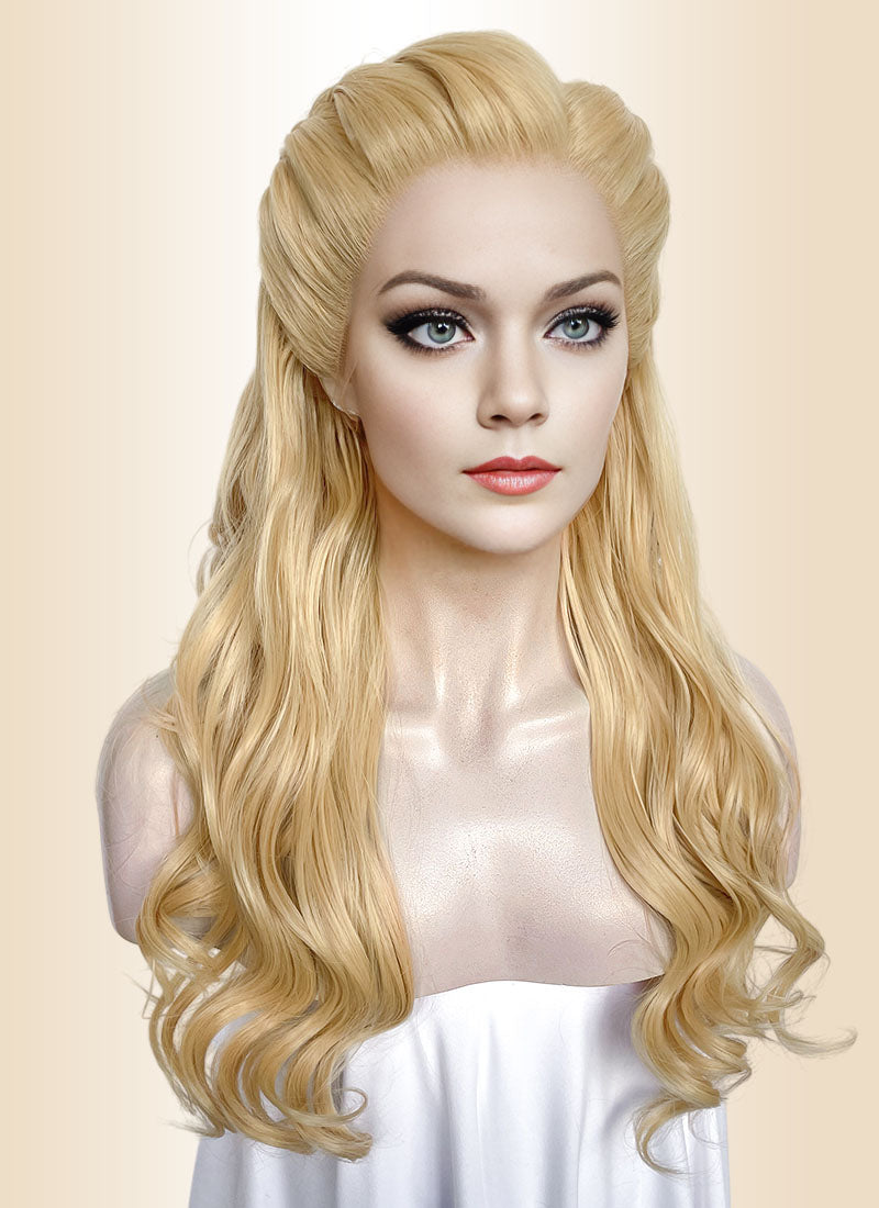 The Wizard of Oz Glinda Blonde Wavy Lace Front Synthetic