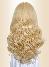 The Wizard of Oz Glinda Blonde Wavy Lace Front Synthetic Hair Wig LW4048
