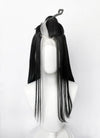 Critical Role Laudna Black Mixed White Synthetic Lace Front Synthetic Wig LW4059
