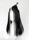 Critical Role Laudna Black Mixed White Synthetic Lace Front Synthetic Wig LW4059