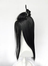 Critical Role Laudna Black Mixed White Synthetic Lace Front Synthetic Wig LW4059