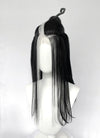 Critical Role Laudna Black Mixed White Synthetic Lace Front Synthetic Wig LW4059