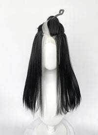 Critical Role Laudna Black Mixed White Synthetic Lace Front Synthetic Wig LW4059