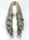 Long Wavy Mixed Grey Synthetic Wig NL074