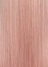 Long Straight Pastel Pink Synthetic Wig NL076