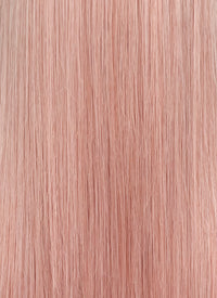 Long Straight Pastel Pink Synthetic Wig NL076