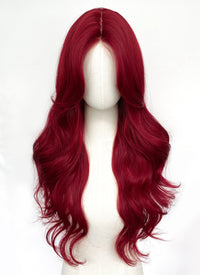 Long Wavy Red Synthetic Wig NL077