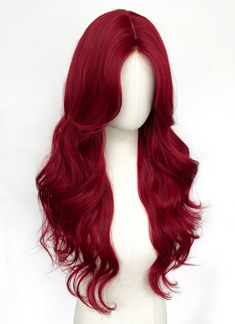 Long Wavy Red Synthetic Wig NL077