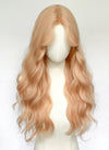 Long Wavy Pastel Peach Pink Synthetic Wig NL078