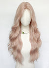 Long Wavy Pale Pink Synthetic Wig NL082