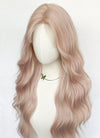 Long Wavy Pale Pink Synthetic Wig NL082