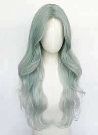 Long Wavy Mint Green Ombre Synthetic Wig NL083