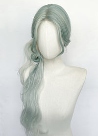 Long Wavy Mint Green Ombre Synthetic Wig NL083