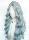 Long Wavy Pastel Blue Synthetic Wig NL084