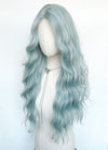 Long Wavy Pastel Blue Synthetic Wig NL084