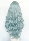 Long Wavy Pastel Blue Synthetic Wig NL084