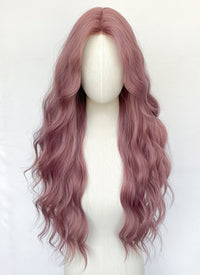 Long Wavy Lilac Synthetic Wig NL085