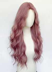 Long Wavy Lilac Synthetic Wig NL085
