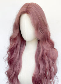 Long Wavy Lilac Synthetic Wig NL085