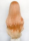 Long Wavy Peach Pink Ombre Synthetic Wig NL086