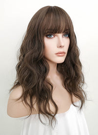 Long Wavy Brunette Cosplay Wig NS065