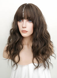 Long Wavy Brunette Cosplay Wig NS065