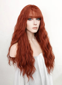 Long Wavy Auburn Cosplay Wig NS346