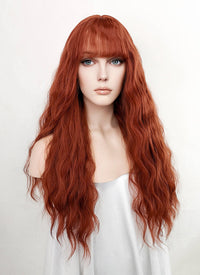 Long Wavy Auburn Cosplay Wig NS346
