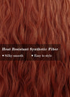 Long Wavy Auburn Cosplay Wig NS346