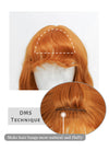 Long Wavy Orange Cosplay Wig NS359