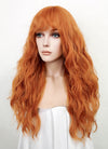 Long Wavy Orange Cosplay Wig NS359