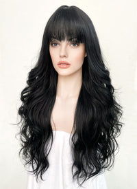 Long Wavy Black Cosplay Wig NS421