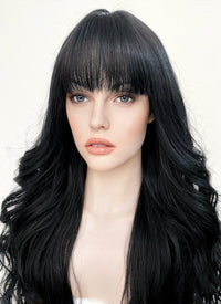 Long Wavy Black Cosplay Wig NS421
