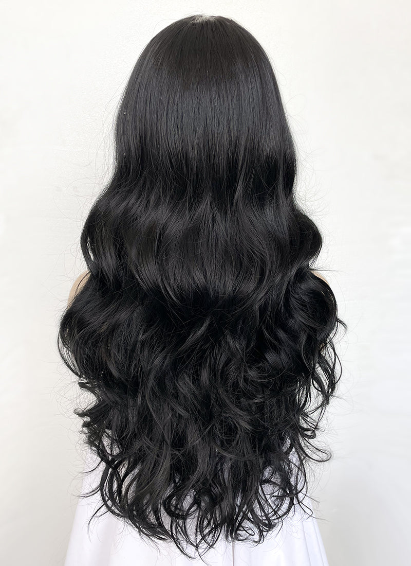 Long Wavy Black Cosplay Wig NS421