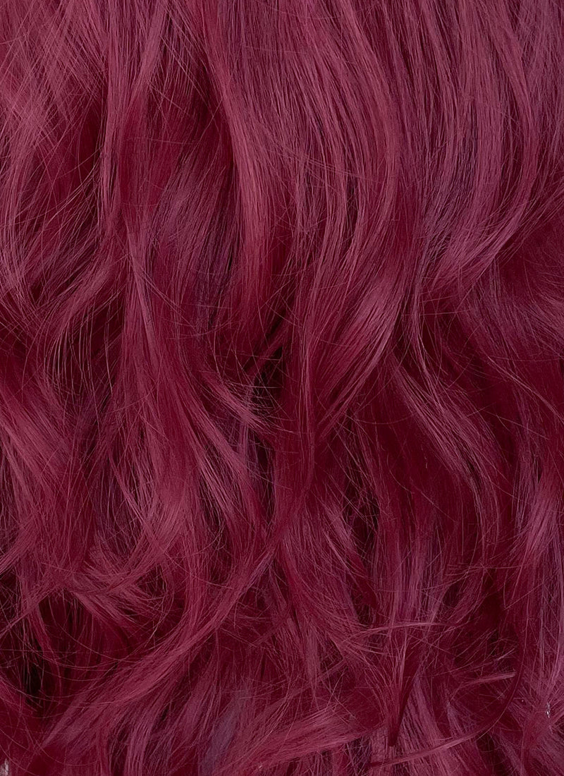 Long Wavy Reddish Purple Cosplay Wig NS423