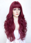 Long Wavy Reddish Purple Cosplay Wig NS423