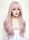 Long Wavy Pastel Pink Cosplay Wig NS489
