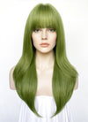 Long Straight Green Cosplay Wig NS523