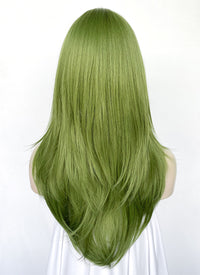 Long Straight Green Cosplay Wig NS523